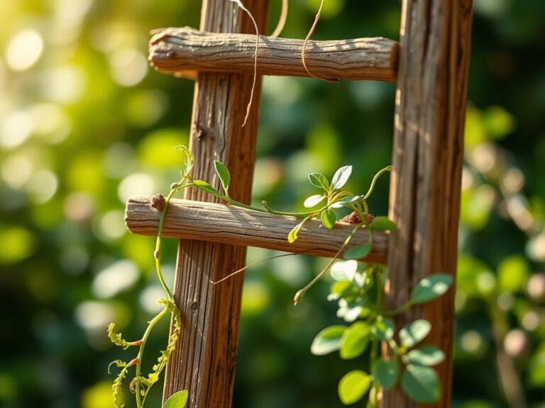 9 Vertical Steps to Prepare a DIY Plant Ladder for Greenery